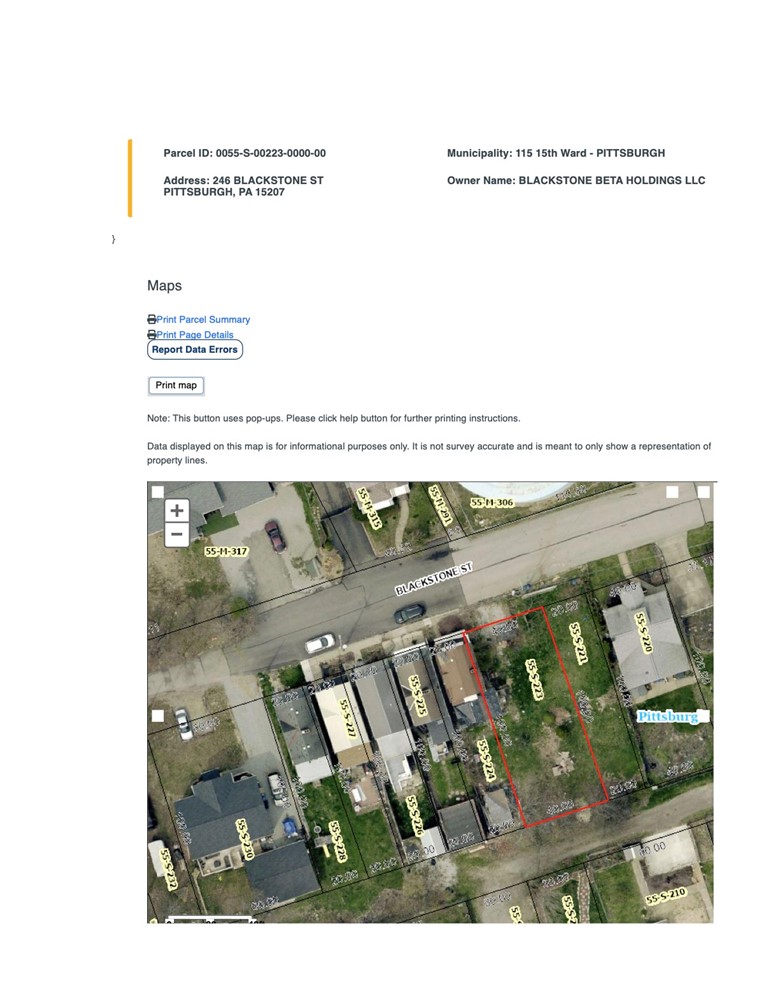 Lot #2 Blackstone St