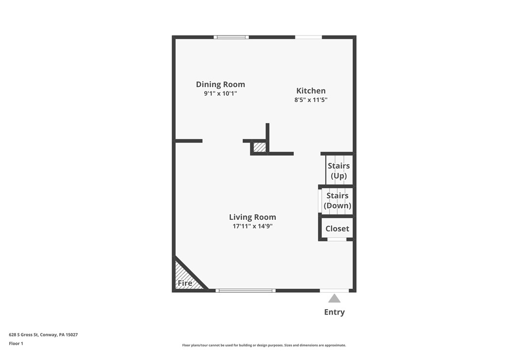 628 S Gross Street St, Conway, Pennsylvania image 43
