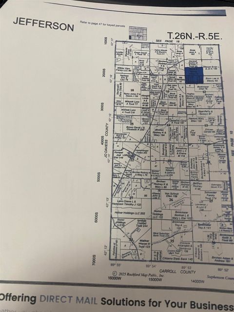 Vacant Land For Sale - Ditzler Road<br/> PEARL CITY, IL 61062