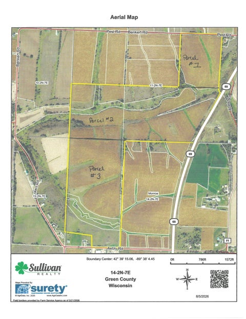 Vacant Land For Sale - TBD Aebly & Benkert Road<br/> MONROE, WI 53566