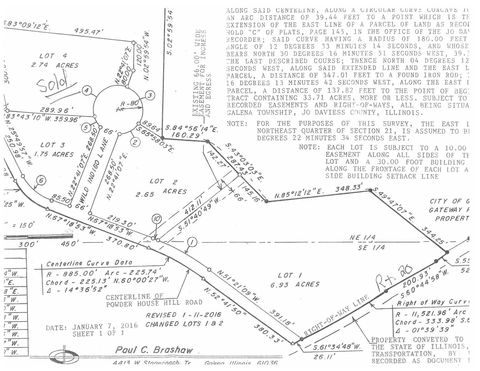 Vacant Land For Sale - LOT 3 Us Rt 20 W<br/> GALENA, IL 61036