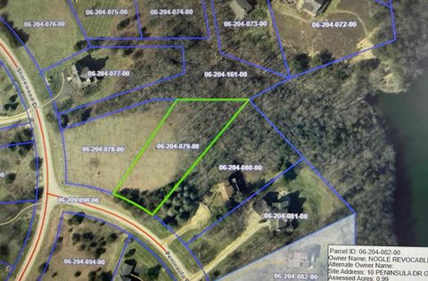 Vacant Land For Sale - 4 Peninsula Drive<br/> GALENA, IL 61036