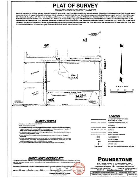 Vacant Land For Sale - 000 E 1725th Road<br/> Streator, IL 61364