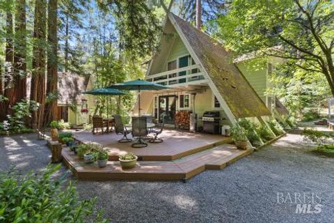 Photo of 14503 Camino Del Arroyo Road, Guerneville, CA 95446 (MLS # 325041769)