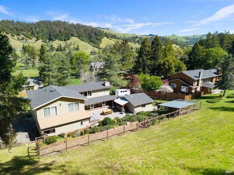 Photo of 433 San Geronimo Valley Drive, San Geronimo, CA 94963 (MLS # 326022545)