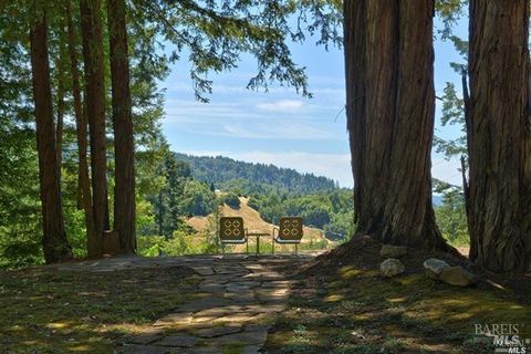 Photo of 18900 NW Armstrong Woods Road NW, Guerneville, CA 95446 (MLS # 326024933)