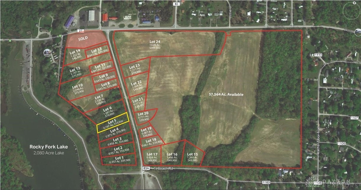 Lot 5 North Shore Drive, Hillsboro, Ohio image 2