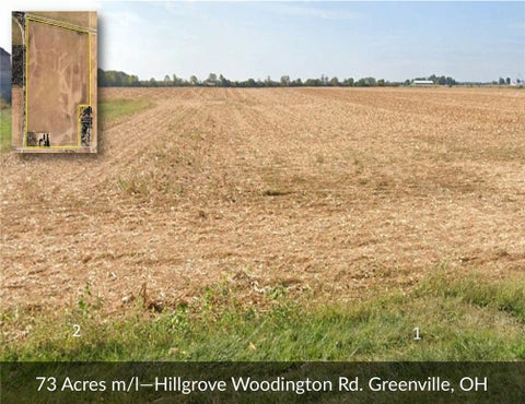 Vacant Land For Sale - 4073 Hillgrove Woodington Road<br/> Greenville, OH 45331