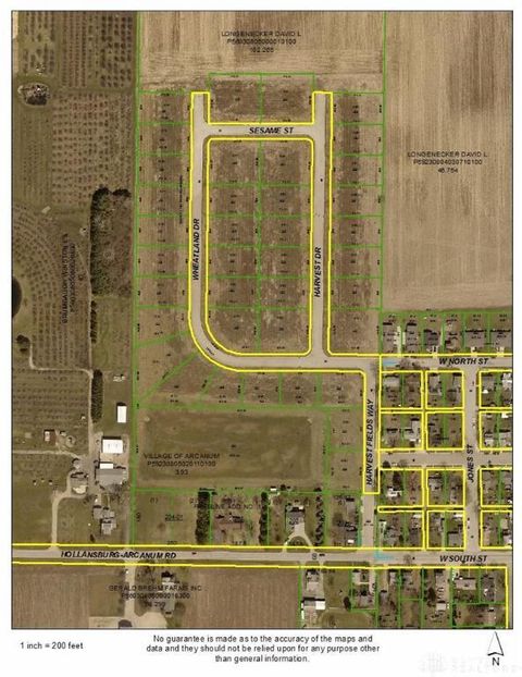 Vacant Land For Sale - 8 Harvest Drive<br/> Arcanum, OH 45304
