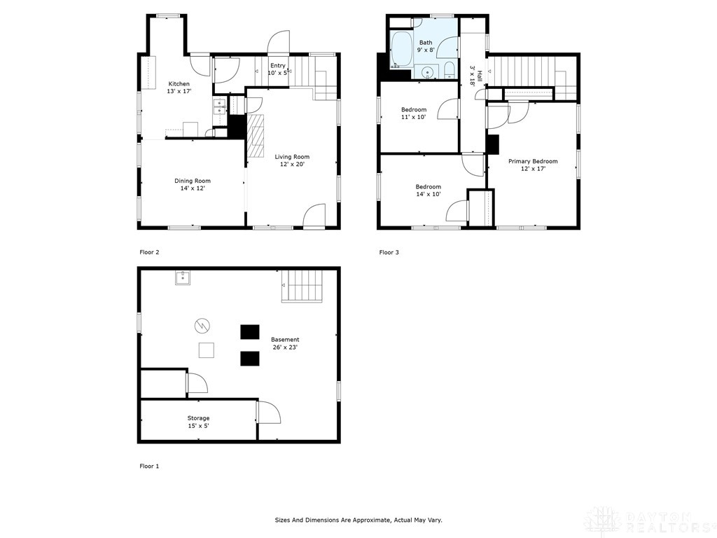 Dayton, Ohio 45405, United States, 3 Bedrooms Bedrooms, ,1 BathroomBathrooms,Residential,Active,238143