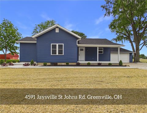 Homes For Sale - 4591 Jaysville St Johns Road<br/> Darke County, Greenville, OH 45331