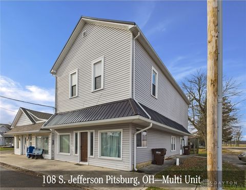 Multifamily For Sale - 108 Jefferson Street<br/> Darke County, Pitsburg, OH 45358