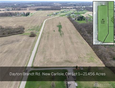 Vacant Land For Sale - LOT 1 Dayton Brandt Rd. #1<br/> Miami County, New Carlisle, OH 45344