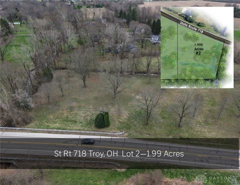 Vacant Land For Sale - LOT 2 St Rt 718 #2<br/> Miami County, Troy, OH 45373