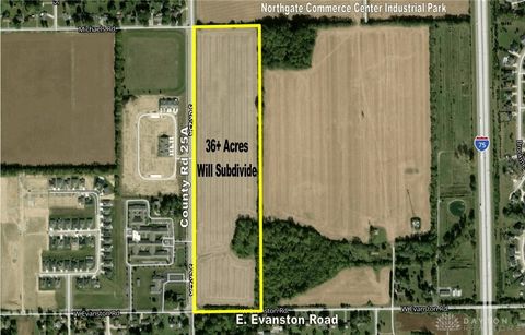Vacant Land For Sale - 36 ACRES S County Road #25A<br/> Miami County, Tipp City, OH 45371