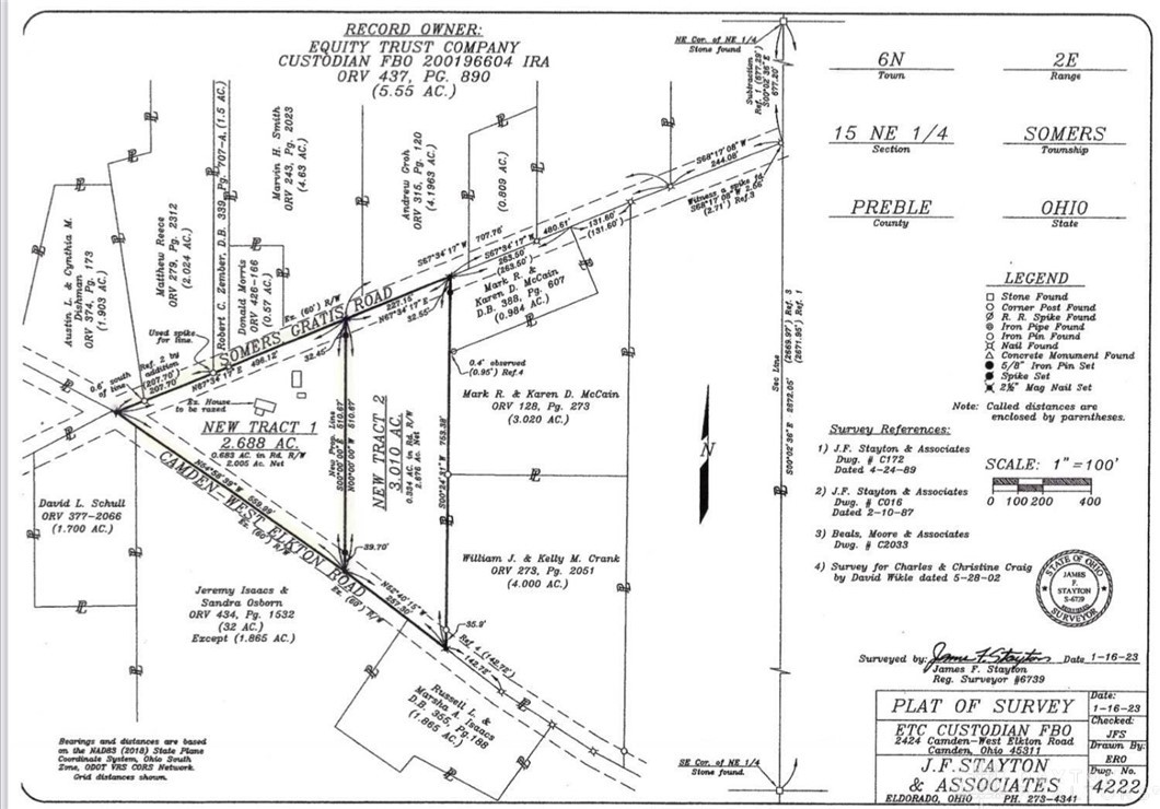 0 - 3 Acres Somers Gratis Road, Camden, Ohio image 2