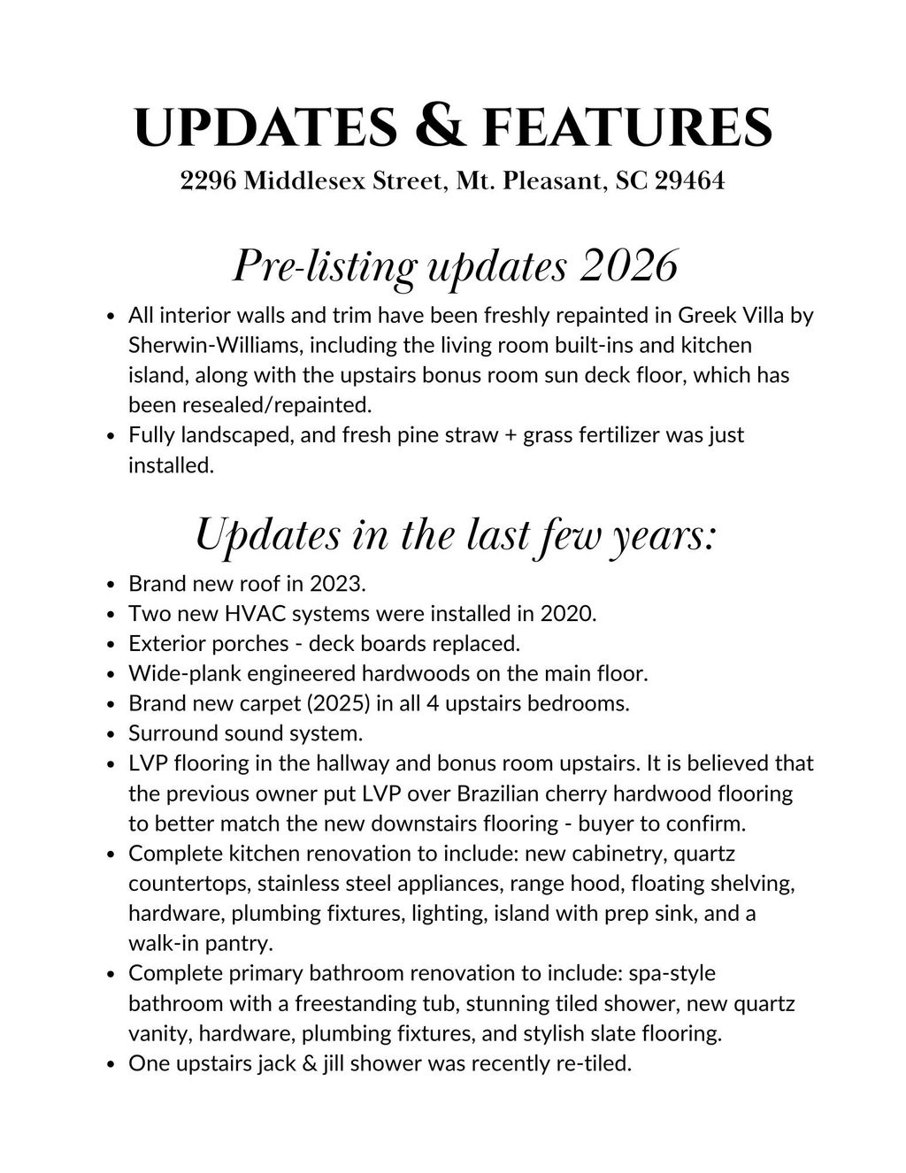 Photo of 2296 Middlesex Street, Mount Pleasant, SC 29466 (MLS # 26007330)