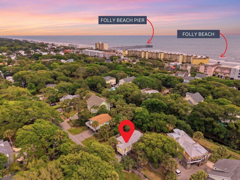 Photo of 215 W Hudson Avenue, Folly Beach, SC 29439 (MLS # 26013343)