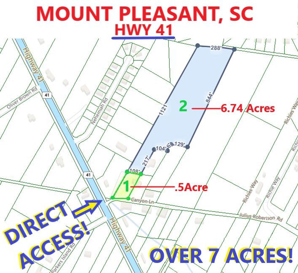 Photo of 0 Hwy 41, Mount Pleasant, SC 29466 (MLS # 25029472)