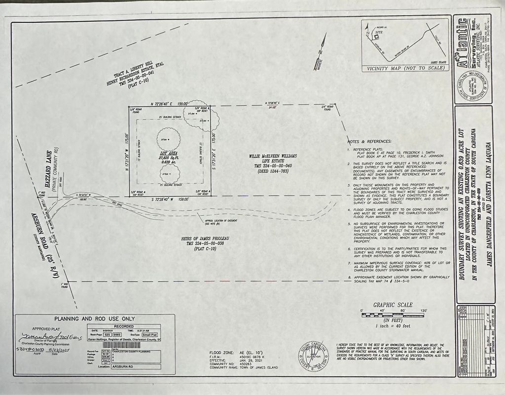 Photo of 1849 Hazzard Lane, James Island, SC 29412 (MLS # 25029666)