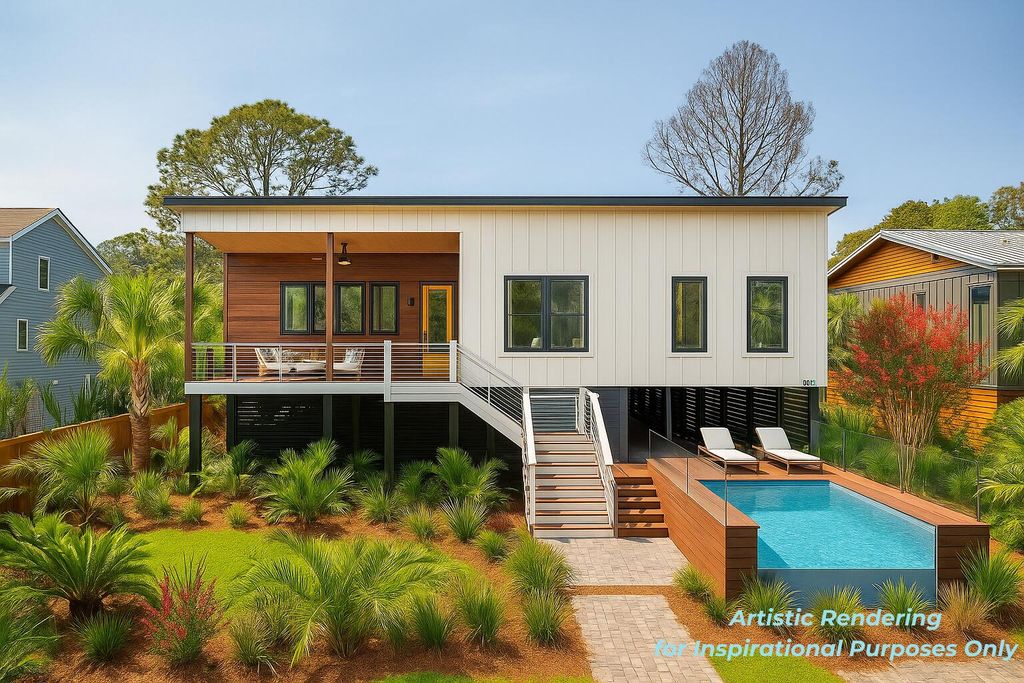 Photo of 1012 E Erie Avenue, Folly Beach, SC 29439 (MLS # 25025956)