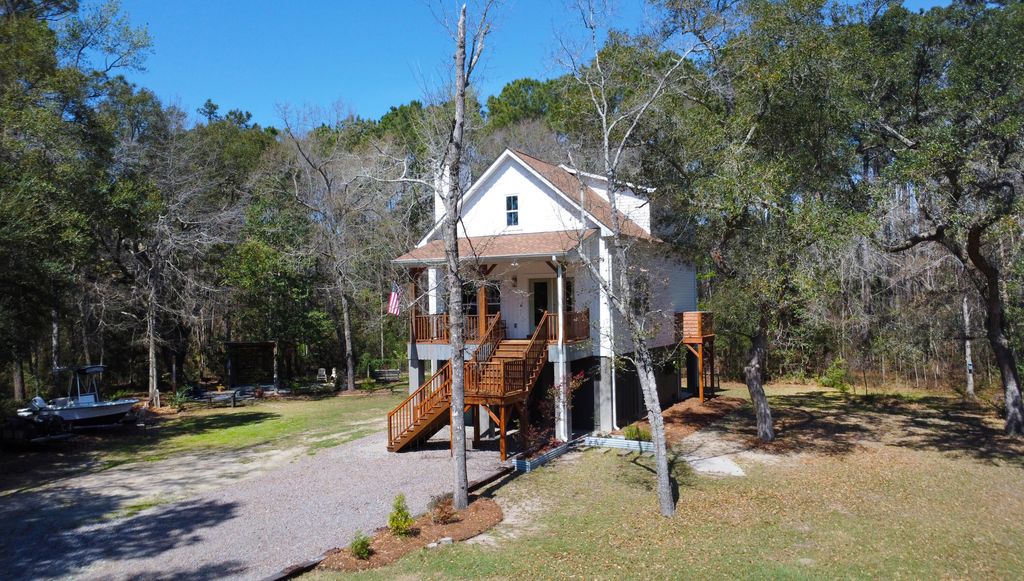 Photo of 695 Kit Hall Road, McClellanville, SC 29458 (MLS # 26007782)