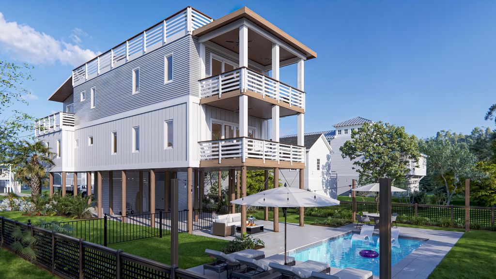 Photo of 615 W Beach Court, Folly Beach, SC 29439 (MLS # 25002723)