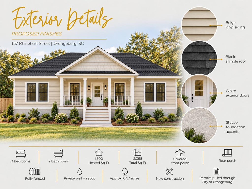 Photo of 157 Rhinehart Street, Orangeburg, SC 29118 (MLS # 26027010)