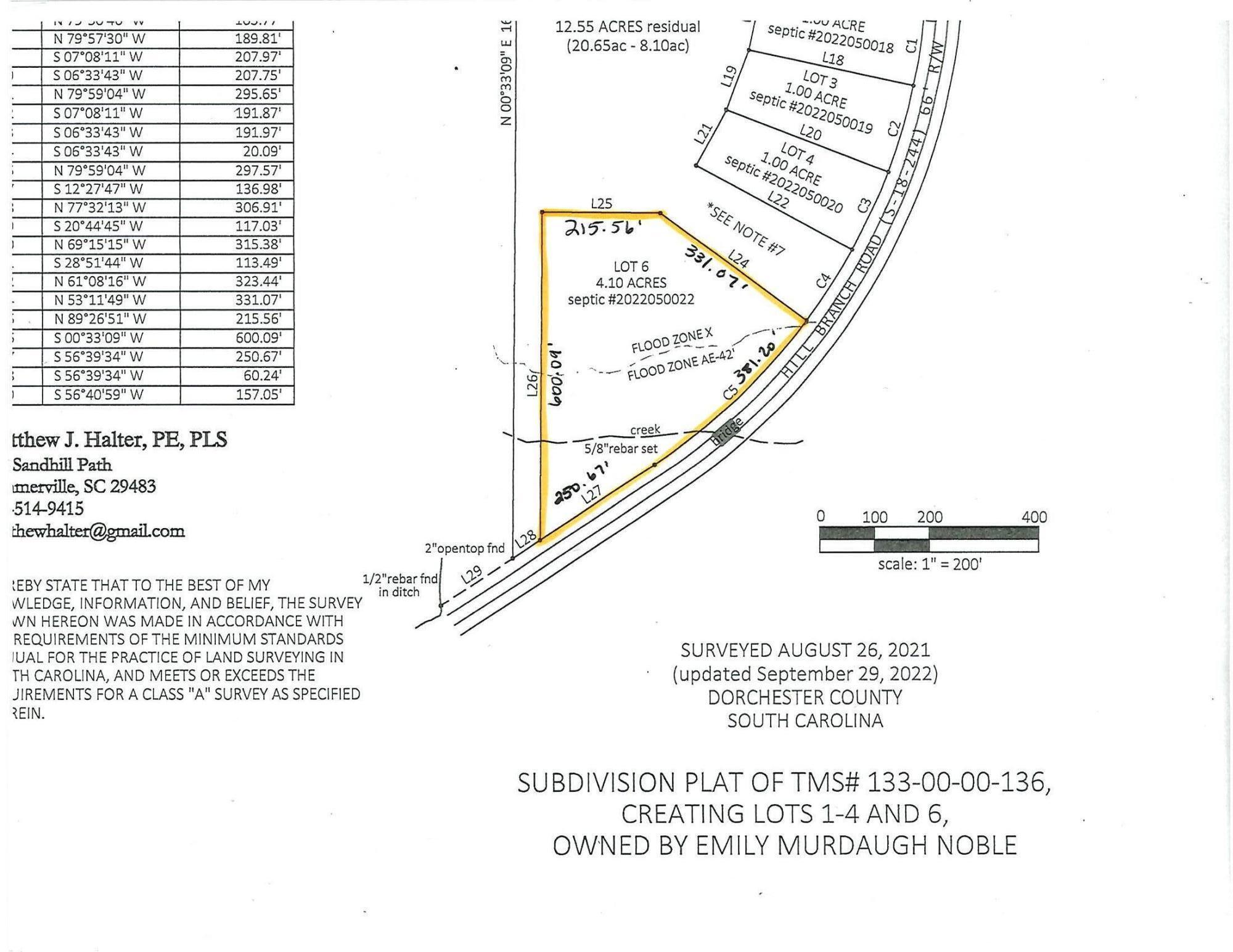 Lot 6 Hill Branch Road