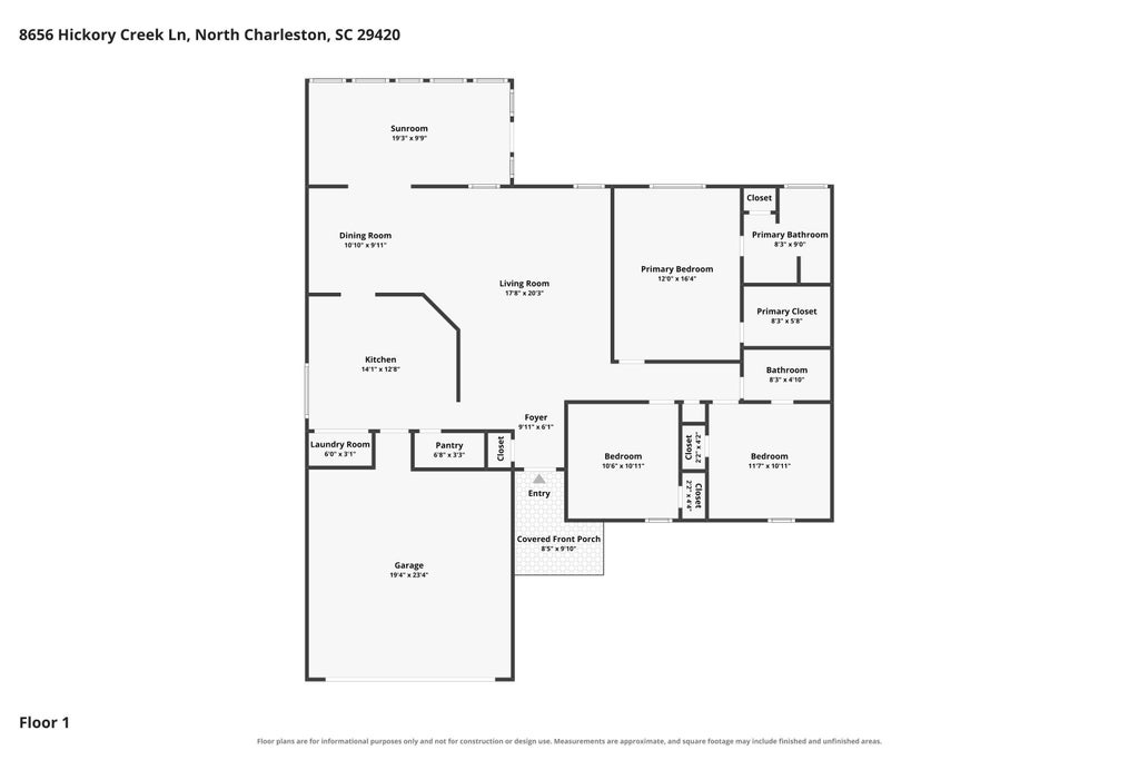 Photo of 8656 Hickory Creek Lane, North Charleston, SC 29420 (MLS # 26027885)