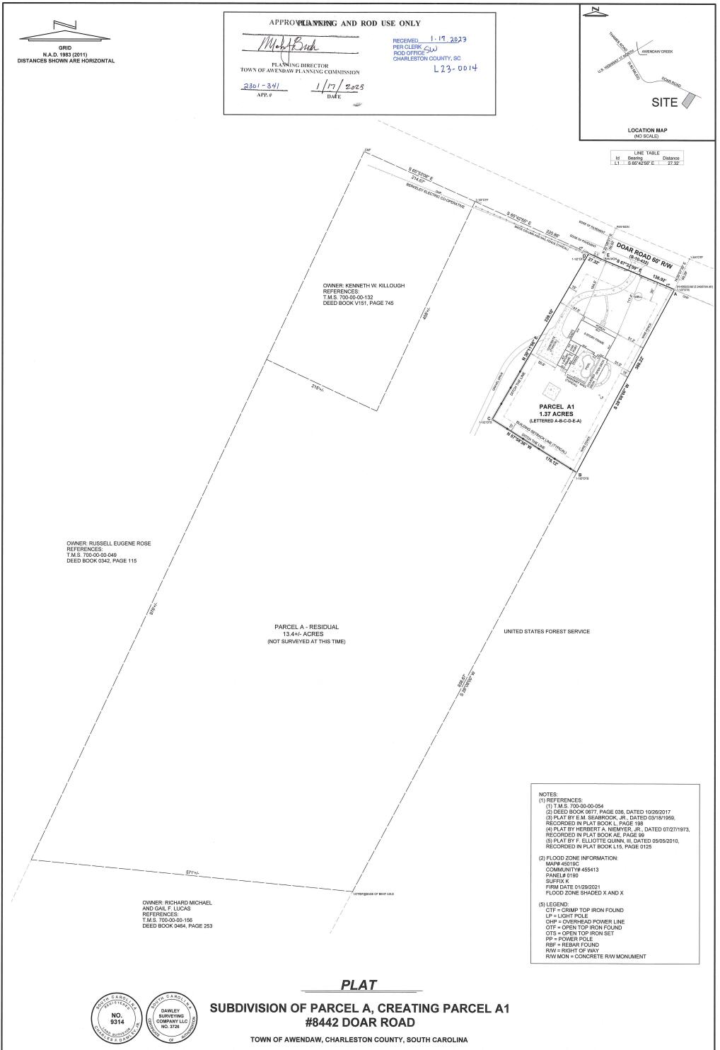 Photo of 8450 Doar Road, Awendaw, SC 29429 (MLS # 26018255)