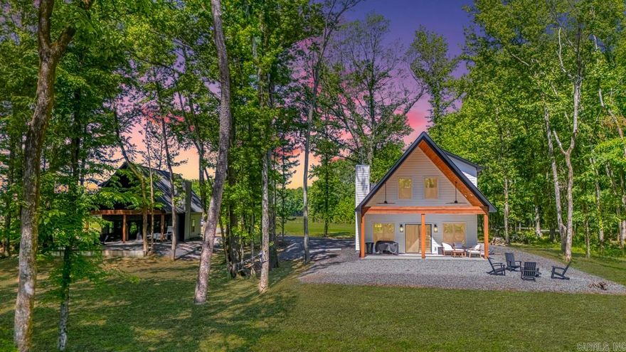 Rare opportunity to own two brand-new luxury cottages on the Little Red River, one of Arkansas’s most sought-after trout fishing destinations. The Ivory and The Onyx offer a unique chance to purchase two fully furnished, turnkey river properties ideal for a private family retreat, vacation compound, or income-producing short-term rental portfolio. Thoughtfully designed with custom finishes, both homes feature open-concept layouts, cozy fireplaces, quartz countertops, stainless steel appliances, and stylish details throughout. Each property includes a main-level primary suite with a walk-in closet and custom tile shower, plus upstairs guest space and flexible loft areas ideal for extra sleeping, lounging, or bunk rooms. Enjoy peaceful river views, covered outdoor living spaces, and access to brand-new shared covered docks just steps away. Set along the banks of the Little Red River and located just minutes from town and a little over an hour from Little Rock, these riverfront cottages offer the perfect blend of natural beauty, modern comfort, and vacation rental investment potential.