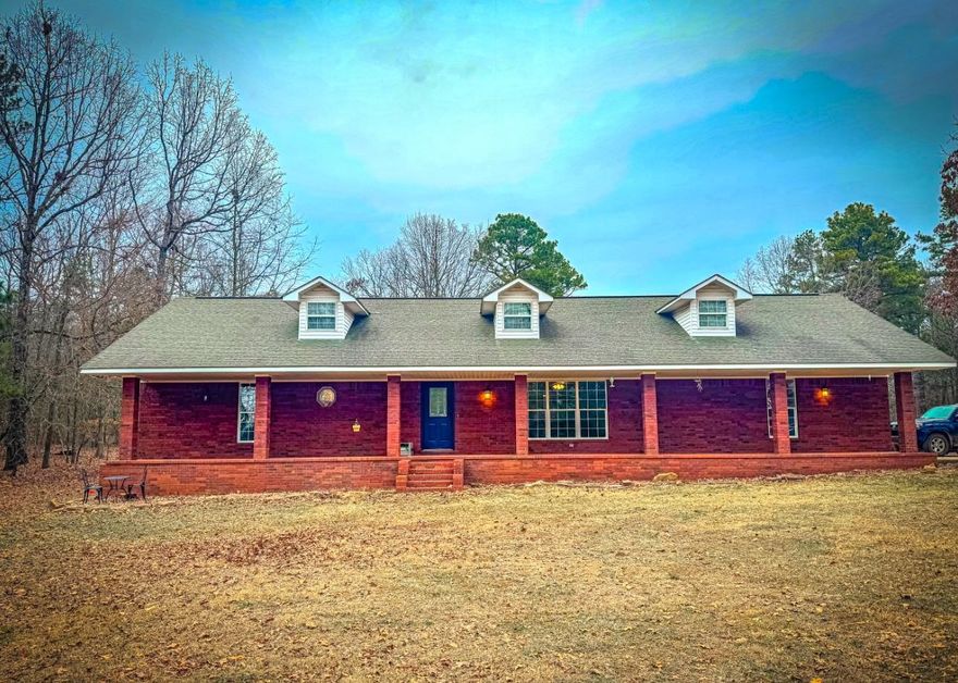 Discover your perfect retreat home with this stunning 3 bedroom, 2.5 bath, ranch-style home on over 4 acres.  Nestled close to Lake Ludwig and just minutes from Piney Creek. PLUS a safe room, large porch and beautiful land!!