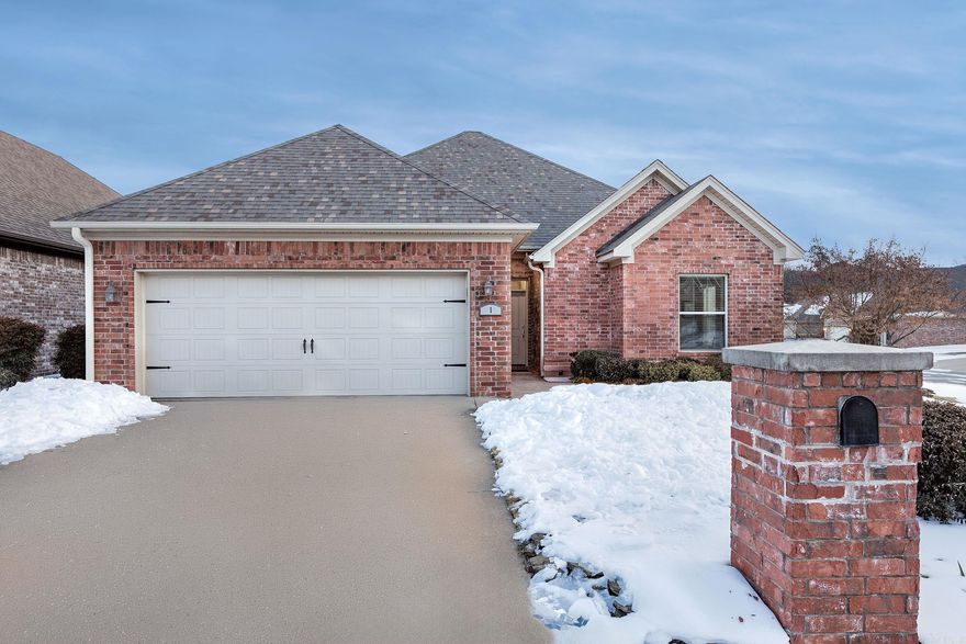 Easy one level living in the conveniently located and highly sought after Valley Ranch subdivision!  This home is situated on a corner lot with a fenced backyard and a lovely deck for outdoor entertaining.  Low maintenance and all brick with a new roof in 2024, this home has been well maintained and offers an open concept kitchen/dining/living area.  Don't miss this incredible one owner home!!