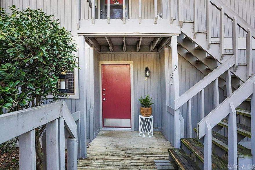 Welcome to your move-in-ready condo in the Heights! This thoughtfully updated home features brand-new paint in every room, creating a bright and inviting atmosphere that’s ready for your personal touch. The spacious and open layout is perfect for everyday living or entertaining with views of wooded green space.  The kitchen features hand crafted Italian tile counters and stainless-steel appliances. A small Florida room with stained glass windows extends off the living room.  Down the spiral staircase, you’ll find versatile extra storage space for hobbies or as a shelter during tornado season. For added peace of mind, the basement also includes a convenient back exit door, providing a safe secondary egress in case of emergency and access to pool.  This condo is priced to sell and offers lots of storage, comfort and low-maintenance living in one of Little Rock’s most desirable areas. Close to hospitals, dining, shopping and schools!  Don’t miss your chance to make it yours!    Refrigerator, washer and dryer convey!