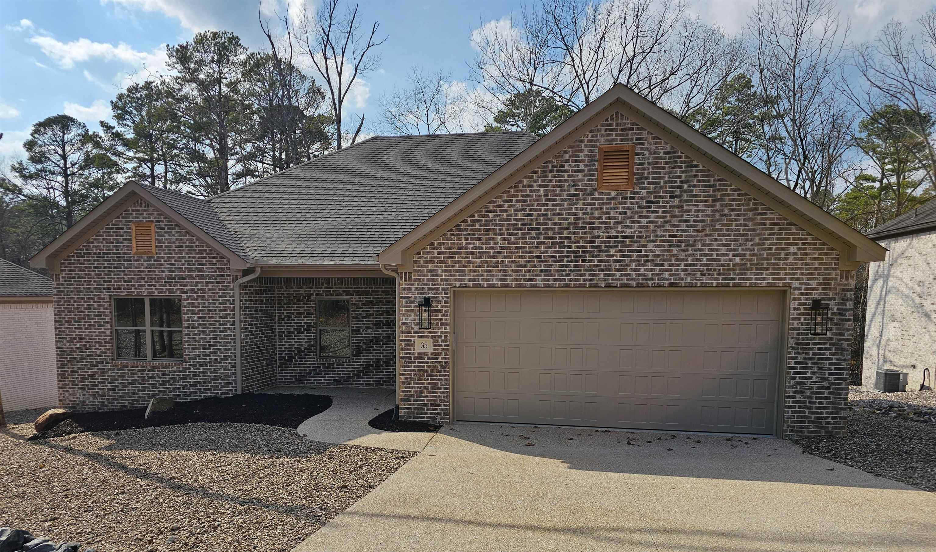 NEW Construction by Renaissance Homes. Quality built, energy efficient all brick home located on East End of the Village. Petit Jean open floor plan features 3 bedrooms (split plan); 2 full baths; kitchen with large quartz island; GE stainless appliances; walk-in pantry; separate laundry; covered patio and 2 car garage. Builder's 1 Year Warranty included. See Associated Documents for floor plan and Agent Remarks for more details. Taxes based on lot only.