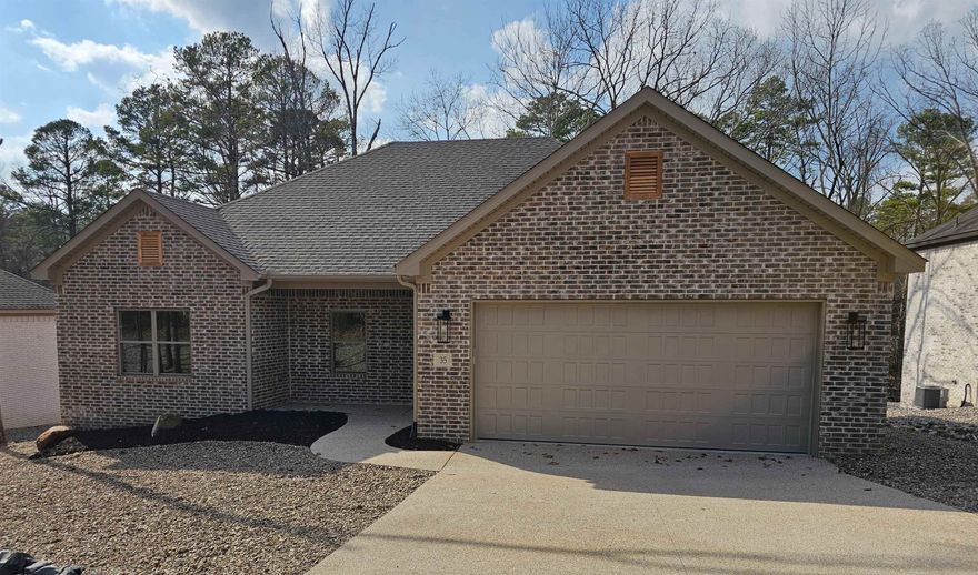 NEW Construction by Renaissance Homes.  Quality built, energy efficient all brick home located on East End of the Village.  Petit Jean open floor plan features 3 bedrooms (split plan); 2 full baths; kitchen with large quartz island; GE stainless appliances; walk-in pantry; separate laundry; covered patio and 2 car garage.   Builder's 1 Year Warranty included.  See Associated Documents for floor plan and Agent Remarks for more details.   Taxes based on lot only.