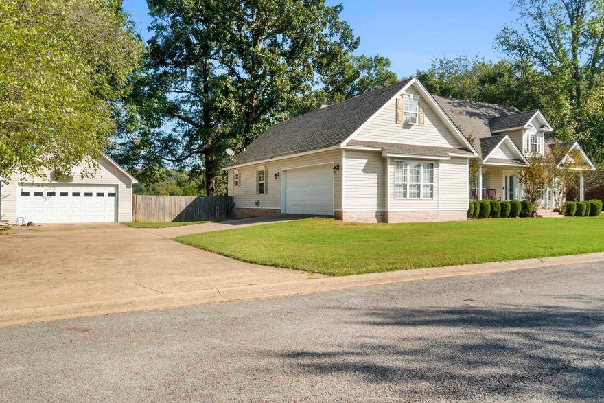 Custom home one owner. 4 bedrooms, 3 baths and an office. Den host beautiful double wood built ins with fireplace. Open Dining to the Den. Custom built China cabinet with glass fronts to showcase your dinnerware of a collection. The kitchen is a cooks dream. Kitchen Island with bar sink, 2 dishwashers and disposals. Oven has a salamander small oven and large oven as well. Cabinets space is a bonus! Large primary bedroom. Office space with closet that could be used as additional bedroom. 23x26 shop with electricity. Chorine pool. Fenced backyard. Backs up to a farm and allows so much privacy. Has a safe room in shop.