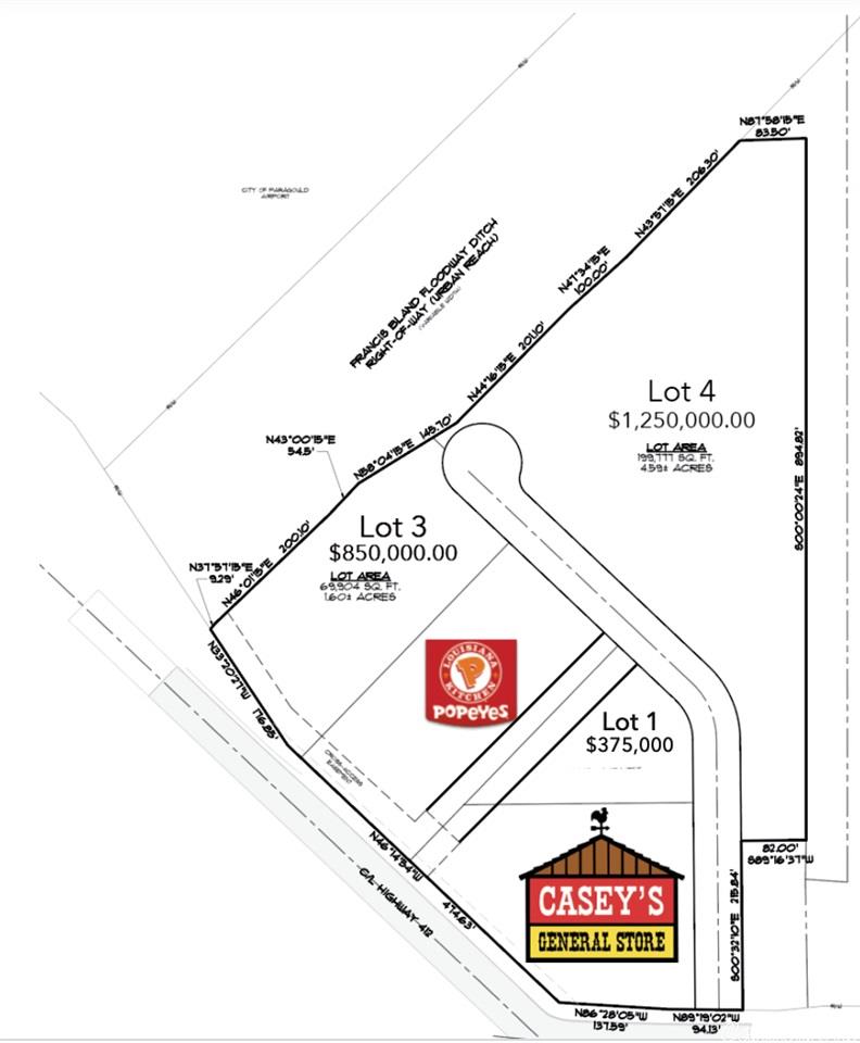 The lots are being sold as developed lots. Lots can be sold separately.