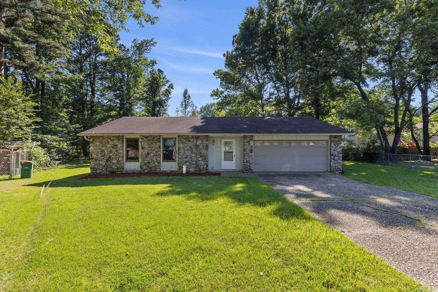 Cozy, well maintained home in a peaceful neighborhood. Charming rock fireplace, and garage converted to bonus room/den. Windows, roof, and hot water heater are only 8 years old. HVAC system is 5 years old. Schedule your showing today!