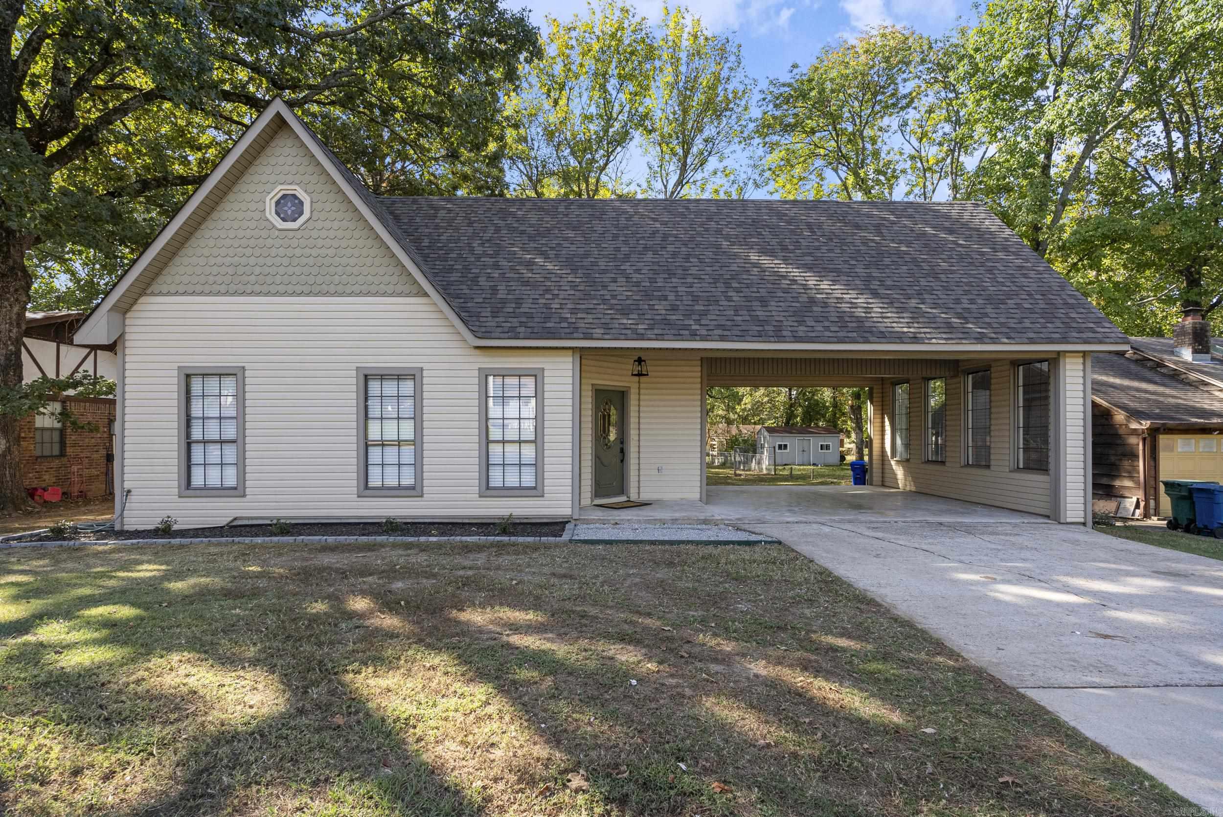 If you're looking for a unique house with lots of character, then this one is for you! From the moment you step inside, you’ll be captivated by its creative layout and charming details. This renovated 4-bed/4-bath home offers a generous 3,302 square feet of living space. Updated throughout with new LVP flooring, plush carpet, granite countertops, and fresh paint. The expansive great room is perfect for gatherings, while the oversized kitchen impresses with expansive countertops, and brand-new appliances, including a double wall oven and gas range. Additional highlights include a spacious utility room/pantry, new deck, backyard storage shed, and new HVAC systems and architectural shingle roof. Ideally located just a few doors from the scenic Tucker Creek Walking Trail and park, this one-of-a-kind home combines character and endless potential. Agent owned.
