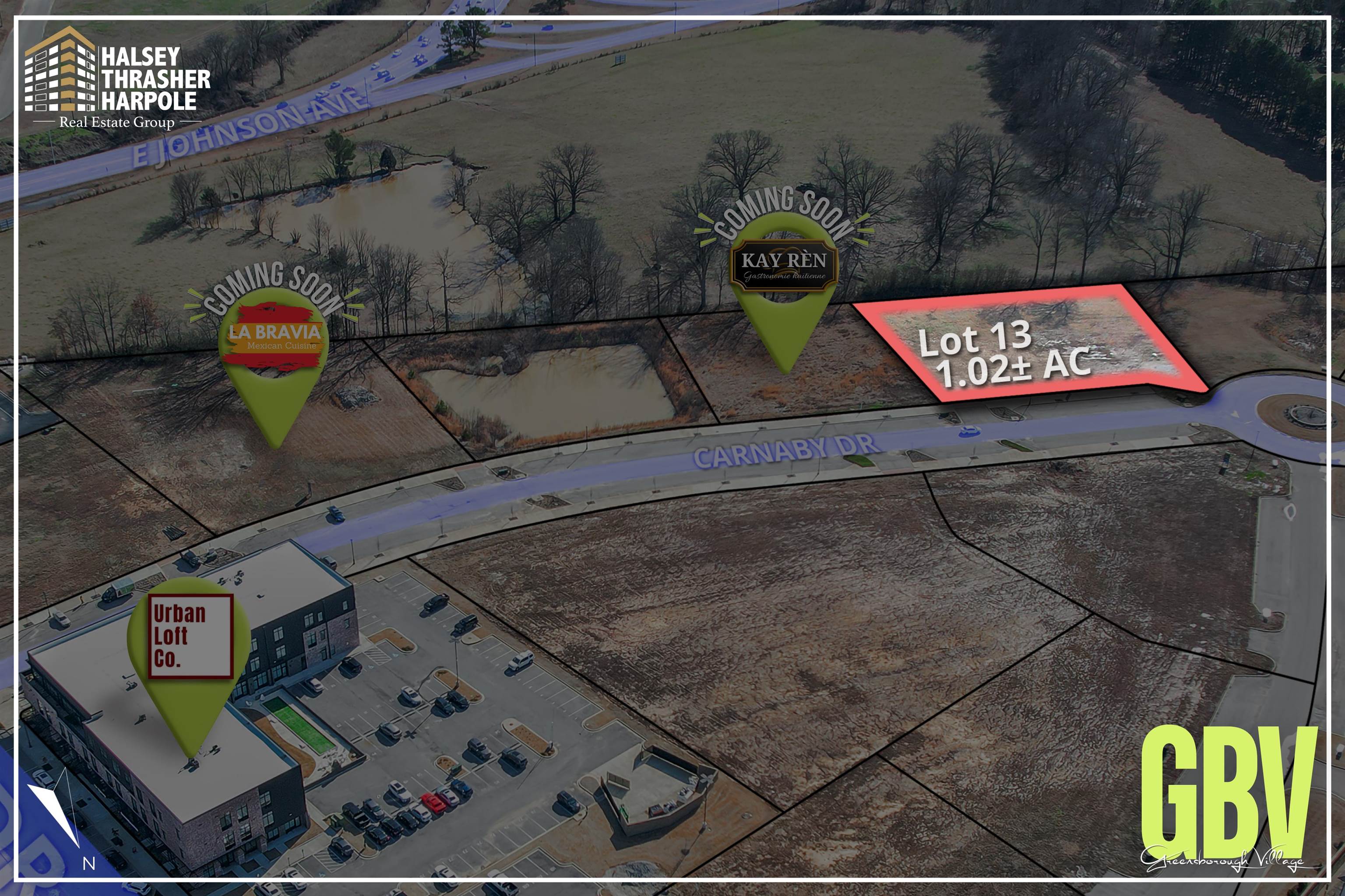Greensborough Village is Northeast Arkansas’s first and largest master-planned, mixed-use community — a vibrant 200+ acre destination where people can live, work, and play. Perfectly positioned across from Arkansas State University and between NEA Baptist Health and St. Bernards Medical Mile, Greensborough Village sits at the heart of Jonesboro’s busiest corridor, surrounded by over 7,000 workers and 16,500 students. Its commercial core spans more than 100 acres and is fully equipped with utilities, stormwater systems, and walkable streets ready for development. The mix includes outparcels, a charming town center, an office park, luxury apartments, condos, and a soon-to-rise single-family neighborhood. Designed as a walkable, pedestrian-friendly community with green spaces, sidewalks, and decorative lighting, Greensborough Village offers easy access to dining, shopping, and entertainment — just minutes from healthcare, education, and the region’s largest employers, making it the ultimate destination in Northeast Arkansas.