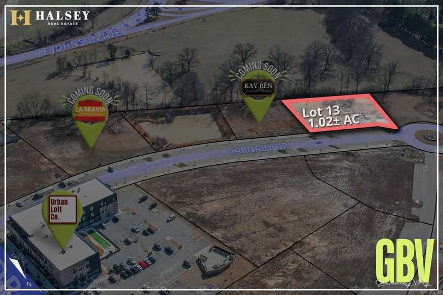 Greensborough Village is Northeast Arkansas’s first and largest master-planned, mixed-use community — a vibrant 200+ acre destination where people can live, work, and play. Perfectly positioned across from Arkansas State University and between NEA Baptist Health and St. Bernards Medical Mile, Greensborough Village sits at the heart of Jonesboro’s busiest corridor, surrounded by over 7,000 workers and 16,500 students. Its commercial core spans more than 100 acres and is fully equipped with utilities, stormwater systems, and walkable streets ready for development. The mix includes outparcels, a charming town center, an office park, luxury apartments, condos, and a soon-to-rise single-family neighborhood. Designed as a walkable, pedestrian-friendly community with green spaces, sidewalks, and decorative lighting, Greensborough Village offers easy access to dining, shopping, and entertainment — just minutes from healthcare, education, and the region’s largest employers, making it the ultimate destination in Northeast Arkansas.