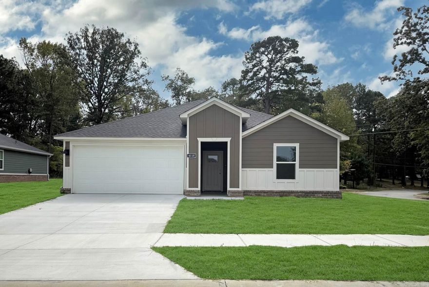 Representative photos only and vary as built! The Kingston Floorplan is one of our single-story floorplans featured in Kensington Place community in Bryant, Arkansas. This spacious floor plan includes 4-bedroom, 2-bathroom, and a 2-car garage with an open concept living area, where your kitchen, living, and dining areas blend seamlessly into a space perfect for everyday living and entertaining. The kitchen features 36” cabinets, quartz countertops, and stainless-steel appliances. You’ll find LVP throughout living areas, with carpet in all bedrooms and closets. The primary bedroom has an en-suite bathroom that features a walk-in closet and a walk-in shower. These homes will feature beautiful Hardie® siding and a covered patio (per plan). Taxes TBD. $420 annual special improvement fee. Special builder warranty. Photos are stock photos and may vary as built.