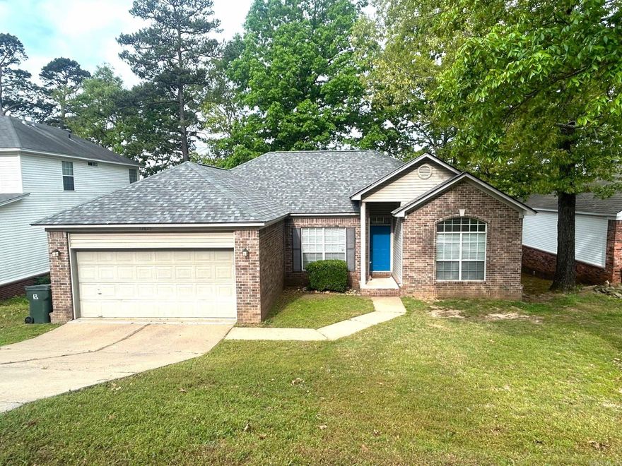 NEW ROOF! This beautifully updated 3-bedroom, 2-bathroom home offers 1,760 sq. ft. of comfortable living space. Priced to sell, this home is being sold "As-Is". Situated in a desirable and family-friendly neighborhood, this solidly built home features a split floorplan for added privacy and functionality. Step inside to find new interior paint and luxury vinyl flooring throughout the entire home, creating a fresh and modern look. The spacious family room boasts a cozy gas fireplace, perfect for gatherings and relaxing evenings. The eat-in kitchen features a gas range, freshly painted cabinets, and a brand-new microwave. The primary bedroom includes a large walk-in closet and a luxurious ensuite bathroom with a jetted tub, separate shower, and ample space to unwind. Additional highlights include a dedicated laundry room, deck overlooking a fully fenced backyard and a two-car garage with new garage door opener. This move-in ready home combines comfort, style, and convenience—ideal for families looking for both space and charm. Schedule your showing today!