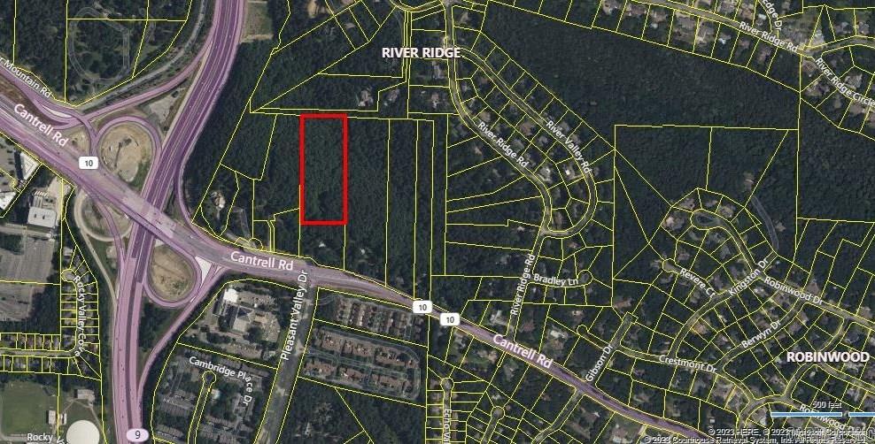Looking for a private location with seclusion and wooded views that is also conveniently located? This is the perfect location for your dream home! This approx 6 acres of wooded property is located just west of the River Ridge neighborhood. The property DOES NOT join Cantrell Rd, but does have easy access to the traffic light at Pleasant Valley Dr - see aerial map and driving directions. A trail has been cleared to walk the property so you can immerse yourself in this unique Little Rock setting. Easements for access are in place. Images of proposed structure by Fennell Purifoy Architects are for inspiration purposes only.