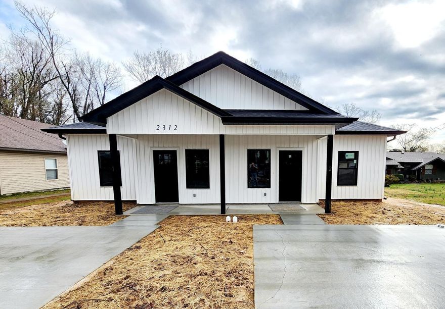 Custom built duplex with all the extras.  3 bed, 2 bath.  Lawn care provided. Refrigerator included.