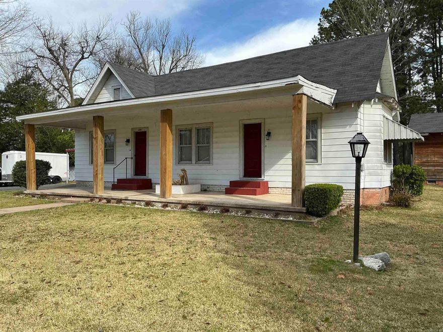 What a unique opportunity awaits with this historic property. Home, accessory dwelling unit (ADU) and another unit that can also be used as a rental. Property is already zoned Multi Family. Could add more units within the walls of this home. Consider Airbnb or VRBO.   Property has had many updates in the last few years: Roof, 2024 on both units, HVAC in Home, 2023 and in ADU, 2020, water heaters 2 and 3 years old. Three baths are updated. There are still updates needed to finish out so you could put your personal touch on this great place. Over 3100 SF total to work with. Could also convert to business with zoning change.  So convenient to schools and shopping.  Watch the parades from the spacious front porch. A storm cellar is also installed on the property.  Measurements are approximate.