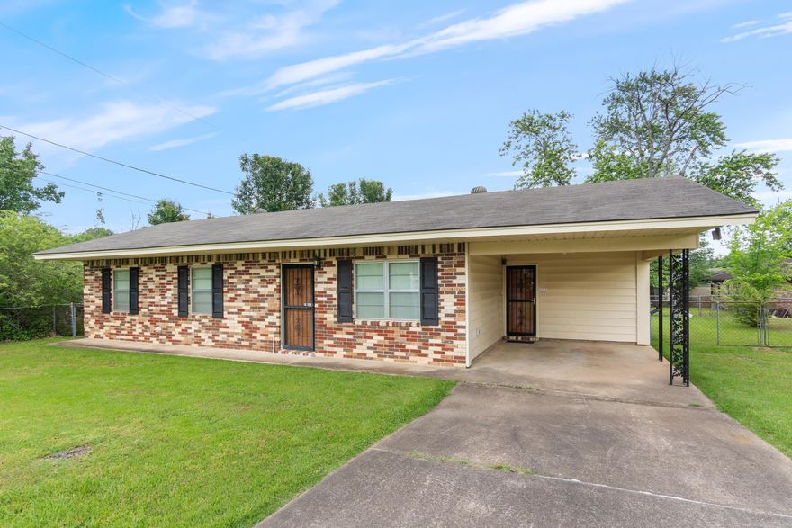 Well-maintained 3BR/1BA brick home in a quiet Morrilton neighborhood.  Interior features a spacious living area, galley-style kitchen with stainless steel appliances. Refrigerator conveys.   Situated on a level lot with a large, fenced backyard and  storage shed that conveys.  Covered carport and a clean, low-maintenance exterior make for easy living.  This long-held family home has been well cared for and is move0in ready.  Convenient location just minutes from downtown Morrilton with quick access to I-40. Ideal for first-time buyers, downsizers, or investors looking for solid value in a well-established area.