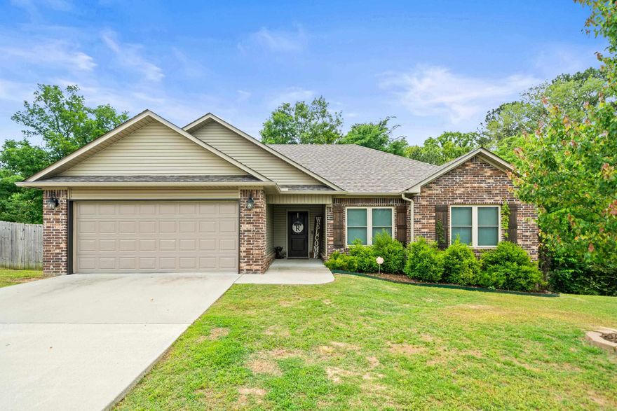 Stunning 3 Bed/2 Bath in Hamilton Park Subdivision!  This beautiful home was built in 2018 w/so many incredible upgrades throughout. Split floor plan boasts a large open living room/a wood burning fireplace, 10’ ceilings & gleaming hardwood floors. Gourmet kitchen w/dark brown cabinets topped w/exotic granite counters, large tile flooring & stainless steel appliances. Spacious primary suite w/two separate walk-in closets, jacuzzi tub/shower combo & tons of storage. Two additional bedrooms provide ample space for family and guests. Two car garage w/tons of storage space & crawl space w/large storage area. Enjoy the ultimate outdoor living space w/a spacious covered back porch perfect for family gatherings and entertaining. The large, fenced-in backyard offers privacy & room to play! Additional updates include new roof July 2023, gutters & new Alaskan windows. Come see for yourself!
